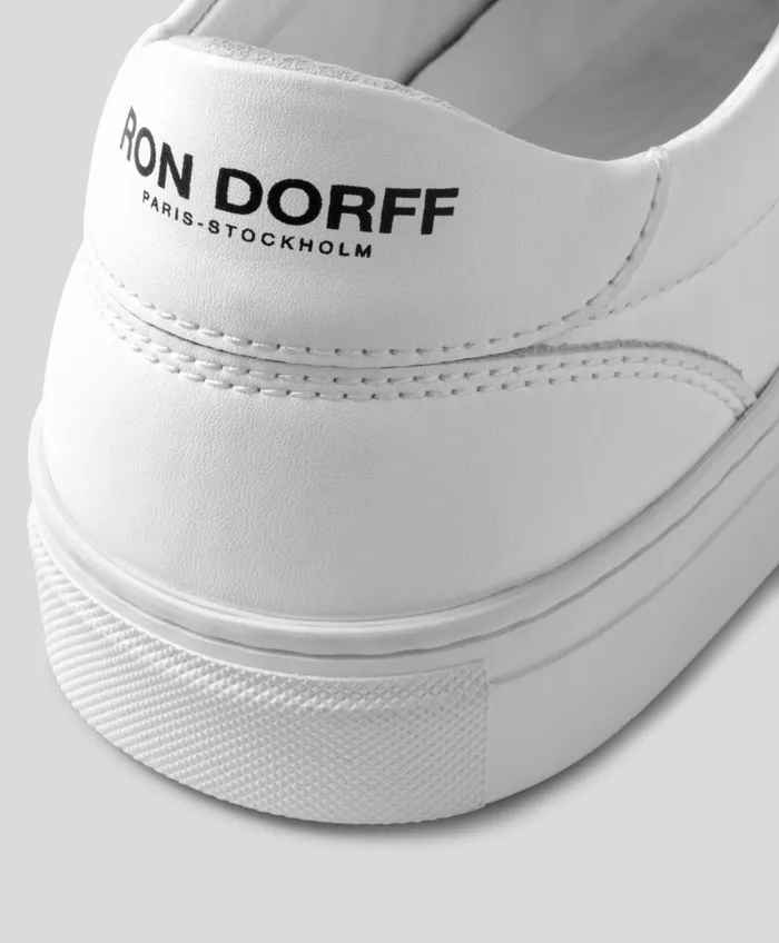 Ron Dorff Urban Tennis Shoes White Men Sneakers and Sports Socks