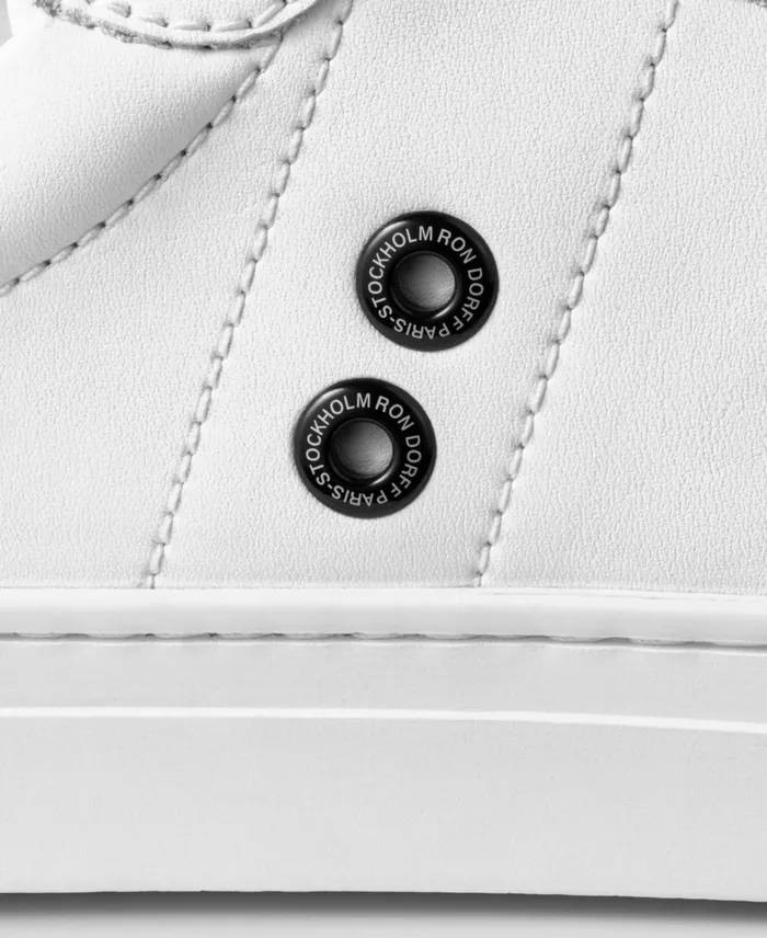 Ron Dorff Urban Tennis Shoes White Men Sneakers and Sports Socks