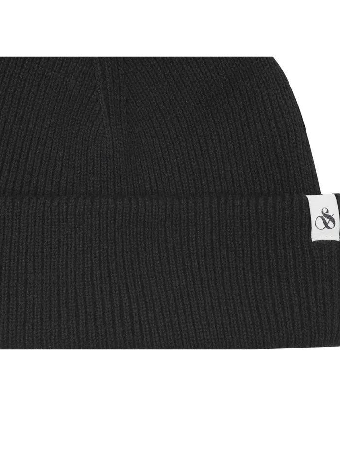 SandS CAPTAIN CUFF BEANIE Black Women Scotch and Soda Hats Scarves and Gloves SandS CAPTAIN CUFF BEANIE Black Women Scotch and Soda Hats Scarves and Gloves