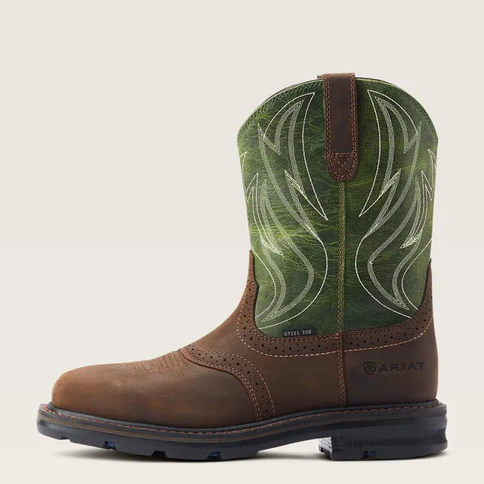 Sierra Shock Shield Steel Toe Work Boot Dark Brown Men Ariat Work Boots Sierra Shock Shield Steel Toe Work Boot Dark Brown Men Ariat Work Boots