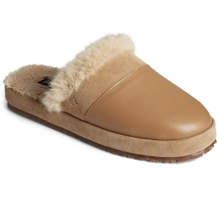 Slippers Women Sperry Cape May Slipper Tan Slippers Women Sperry Cape May Slipper Tan
