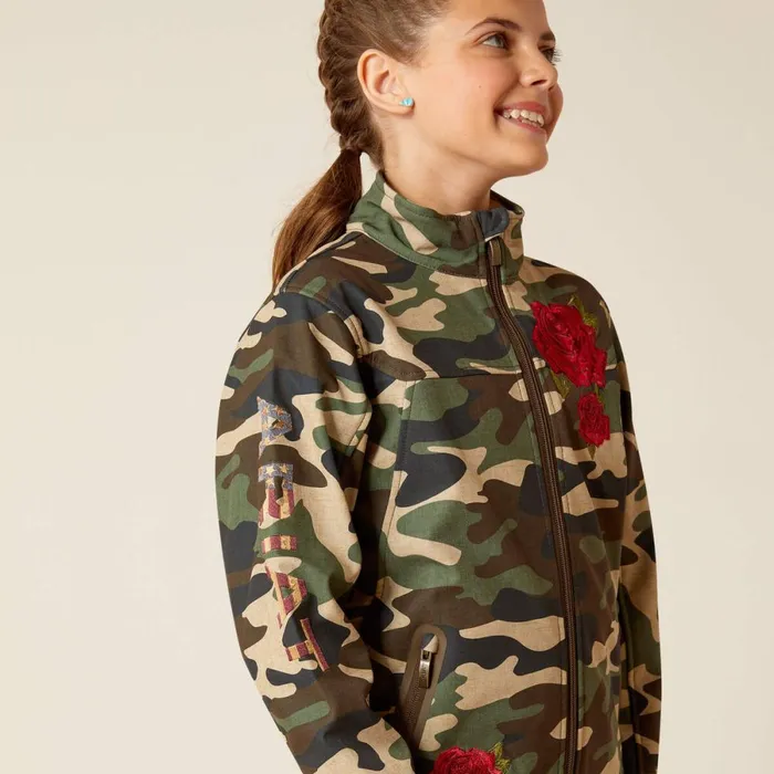 Team Softshell Rodeo Quincy Jacket Wild West Usa Kids Ariat Jackets and Vests Team Softshell Rodeo Quincy Jacket Wild West Usa Kids Ariat Jackets and Vests