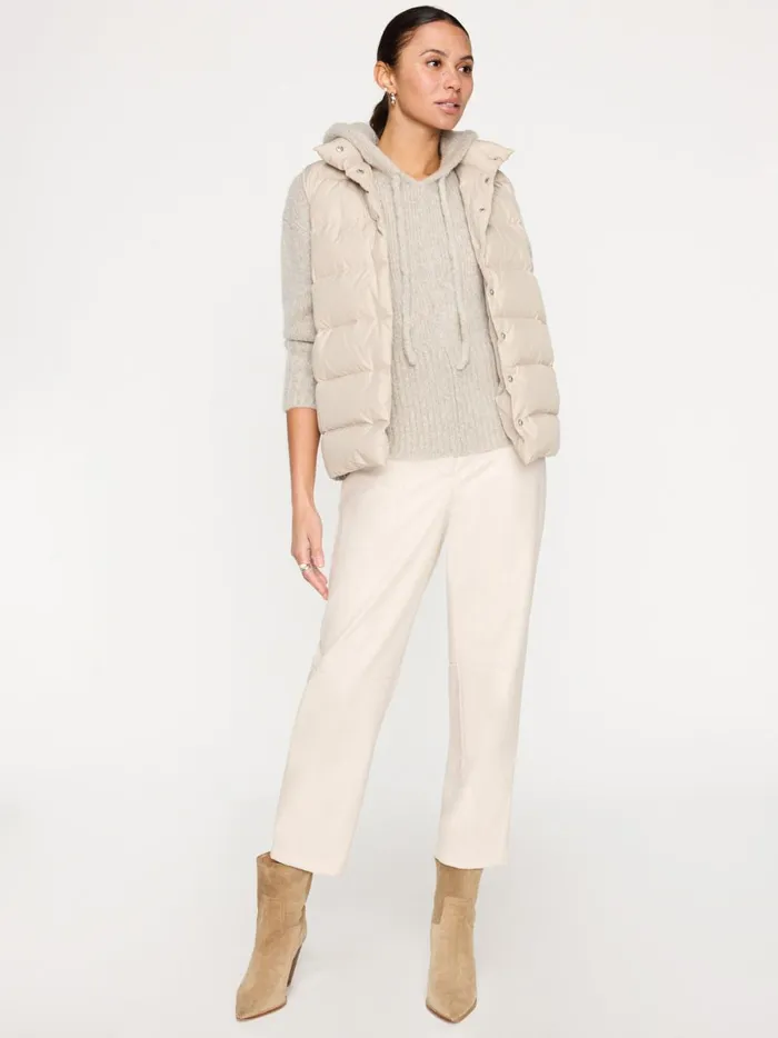 The Camille Luxe Hoodie Dusk Mlange Women Brochu Walker Sweaters