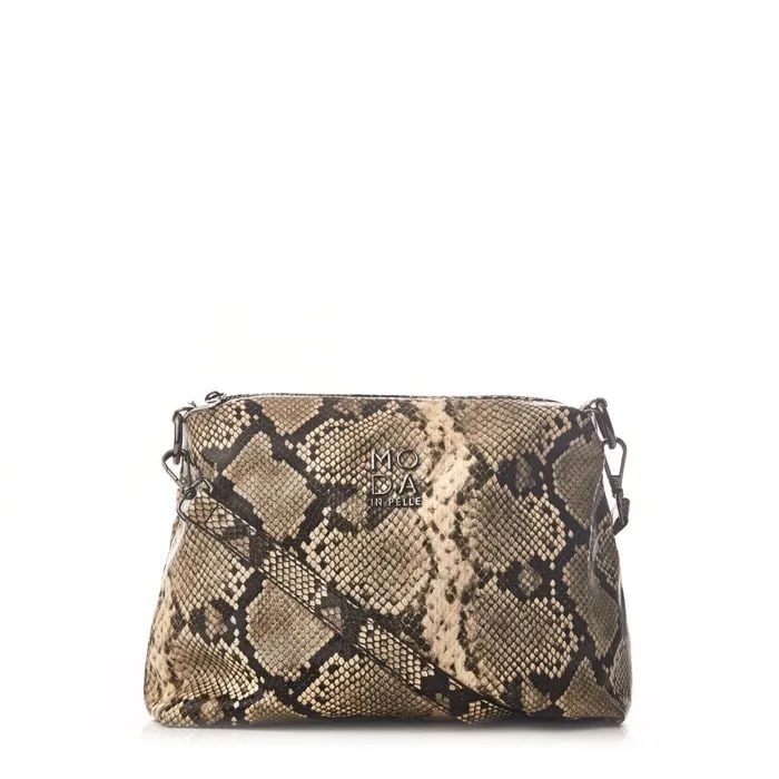 Tote Bags Women Moda In Pelle Marisa Bag Mono Snake Snake Print