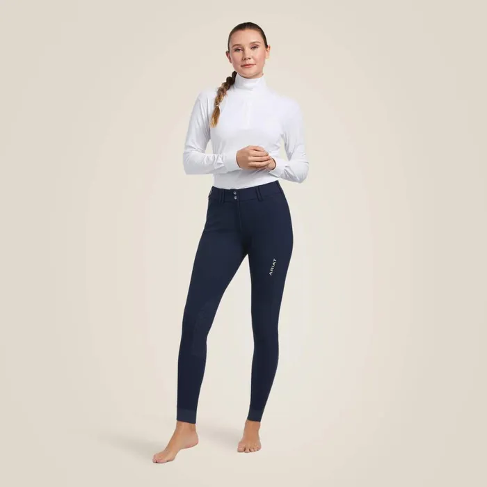 Tri Factor Grip Knee Patch Breech Navy Women Ariat Pants and Shorts Tri Factor Grip Knee Patch Breech Navy Women Ariat Pants and Shorts