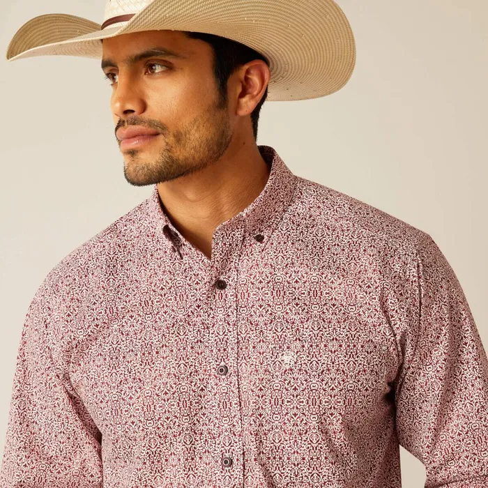 Turner Classic Fit Shirt Syrah Men Ariat Button Down Shirts Turner Classic Fit Shirt Syrah Men Ariat Button Down Shirts