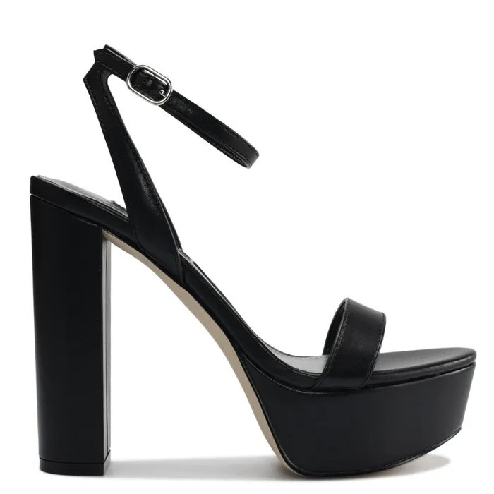 Uknow Platform Dress Sandals Black Women Nine West Platforms