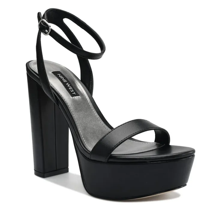 Uknow Platform Dress Sandals Black Women Nine West Platforms Uknow Platform Dress Sandals Black Women Nine West Platforms