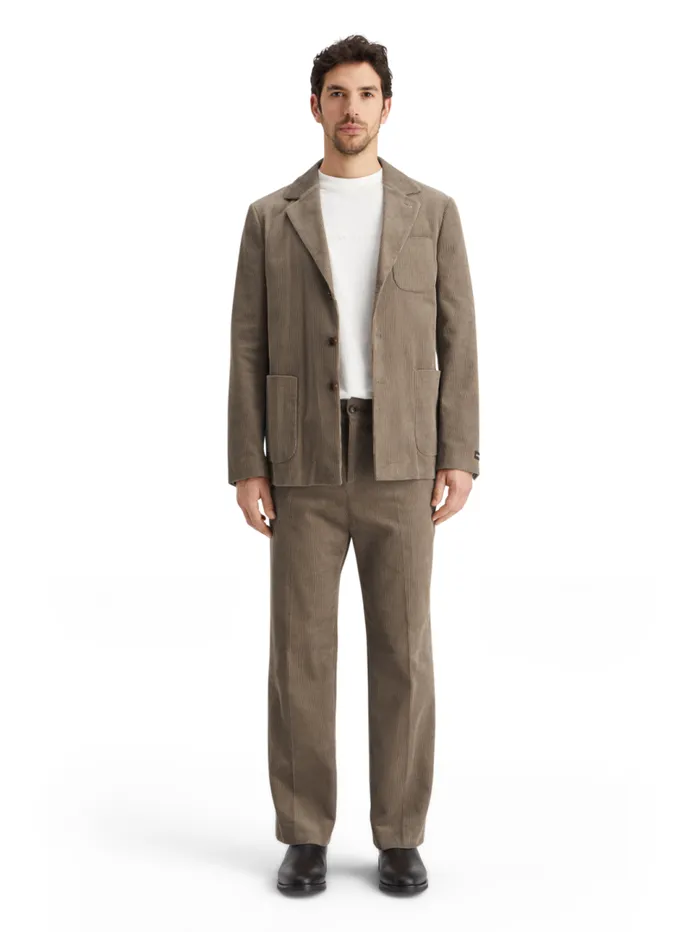 Unconstructed Relaxed 3button Corduroy Blazer Cappuchino Men Scotch and Soda Blazers and Waistcoats