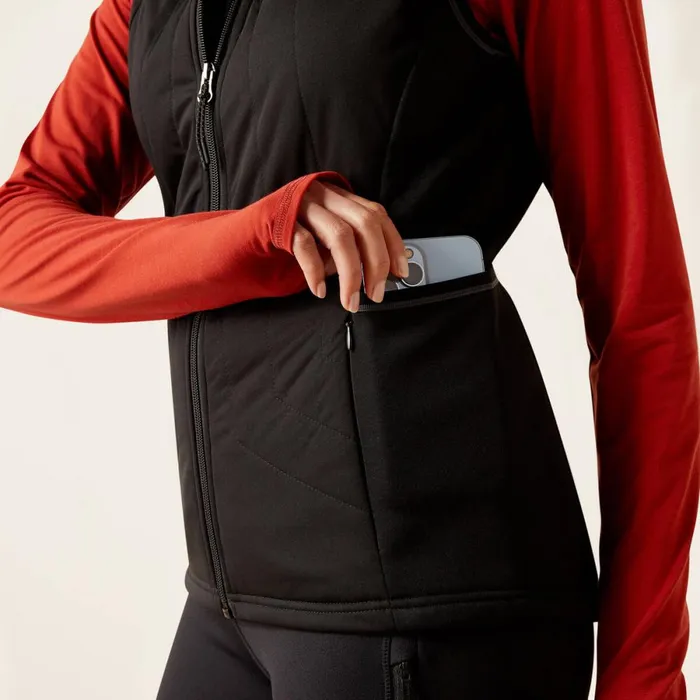 Venture Full Zip Vest Black Women Ariat Jackets and Vests Venture Full Zip Vest Black Women Ariat Jackets and Vests