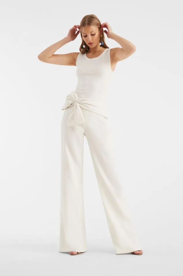 Whitley Pants 8211 Ivory Women Sachin and Babi Pants and Jumpsuits