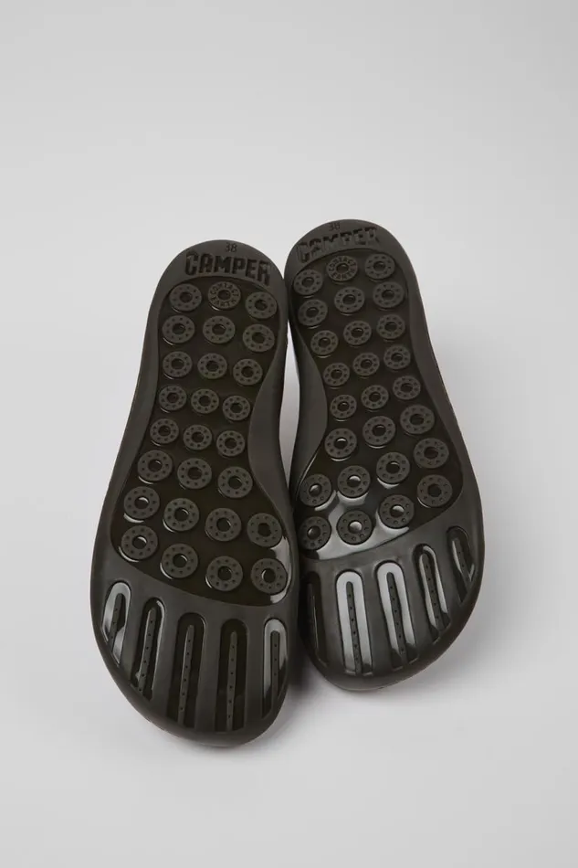 Women Camper Flat Shoes Peu Brown Leather Shoes Women Camper Flat Shoes Peu Brown Leather Shoes