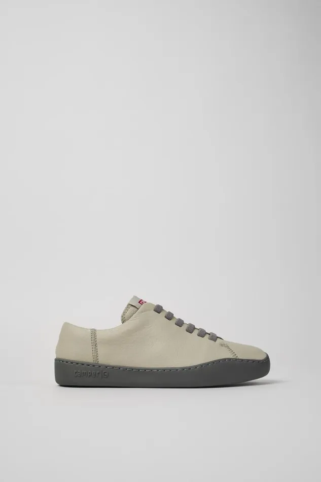 Women Camper Sneakers Peu Touring Gray Leather Sneakers
