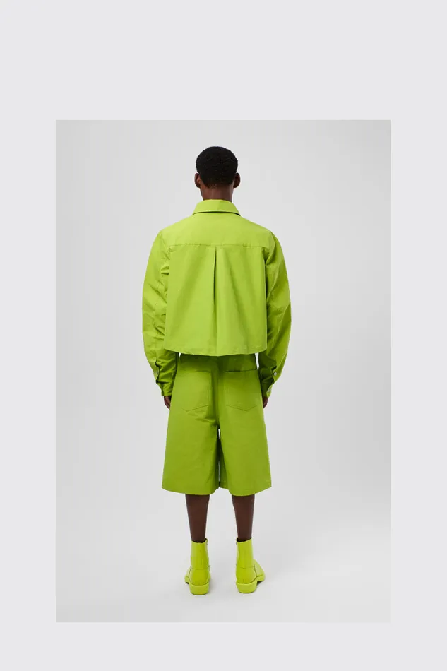 Women Camper TrousersandShorts Tech Shorts Green CottonNylon Shorts Women Camper TrousersandShorts Tech Shorts Green CottonNylon Shorts