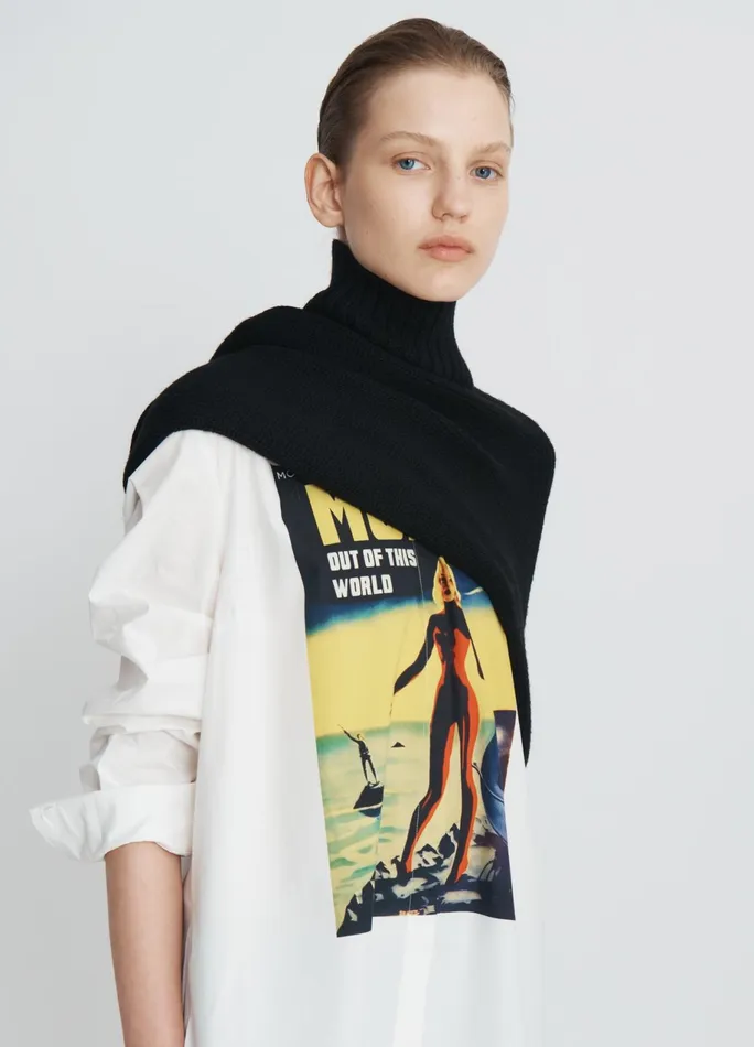 Women Cropped Sweater Bib MONSE Knitwear