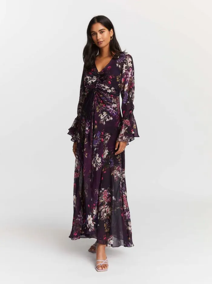 Women DIANA DRESS Aubergine Robert Graham Dresses
