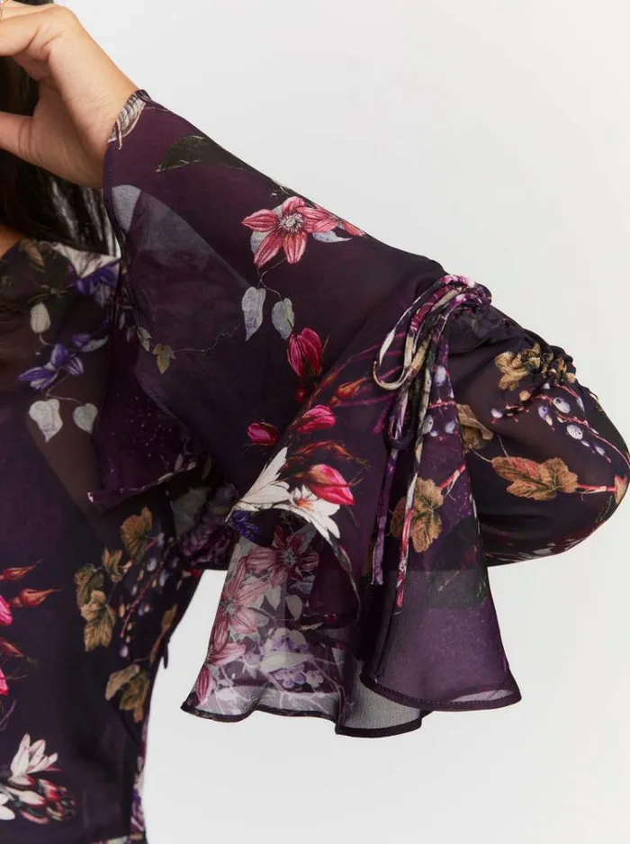 Women DIANA DRESS Aubergine Robert Graham Dresses