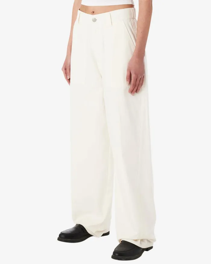 Women EUGENE UTILITY PANT Unbleached OBEY Clothing Denim