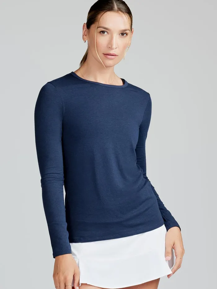 Women NOLA Long Sleeve TShirt Tasc Performance Yoga Studio