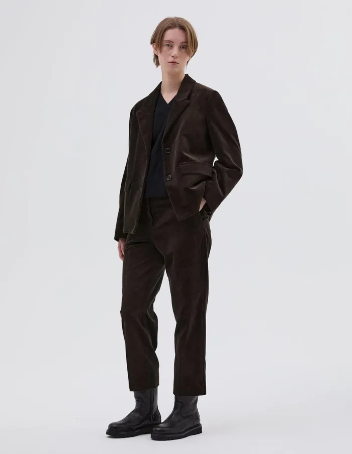 Women Peak Lapel Blazer Mole Margaret Howell Jackets and Coats