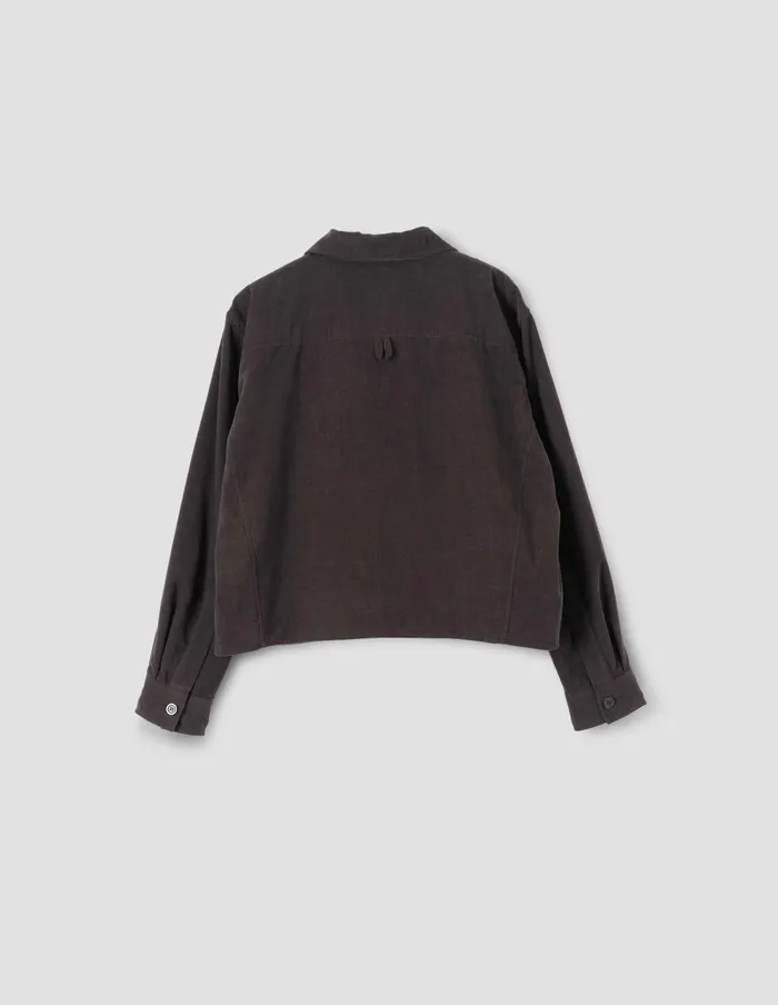 Women Three Button Jacket Shirt Ebony Margaret Howell Shirts