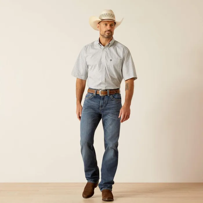 Wrinkle Free Bear Classic Fit Shirt White Men Ariat Button Down Shirts Wrinkle Free Bear Classic Fit Shirt White Men Ariat Button Down Shirts