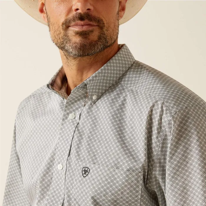 Wrinkle Free Bear Classic Fit Shirt White Men Ariat Button Down Shirts Wrinkle Free Bear Classic Fit Shirt White Men Ariat Button Down Shirts